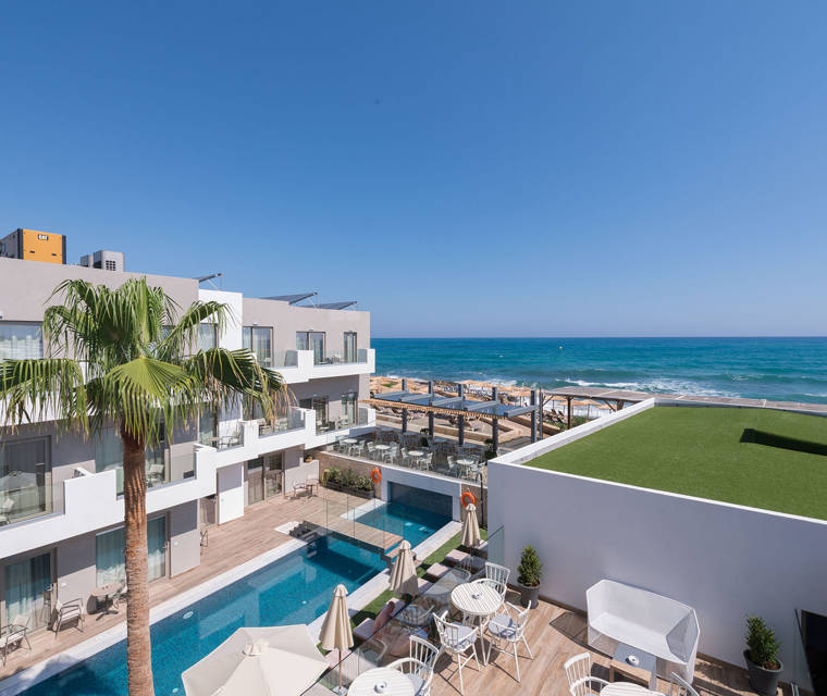 Cactus Bay exterior and beach view